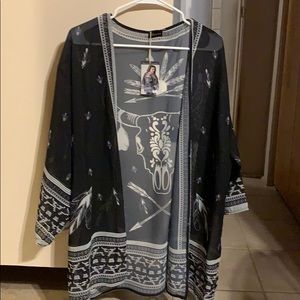NWT lightweight western kimono